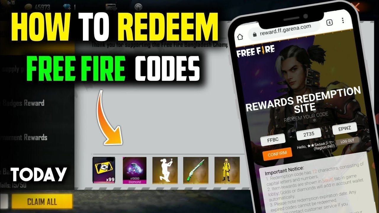 redeem code in free fire