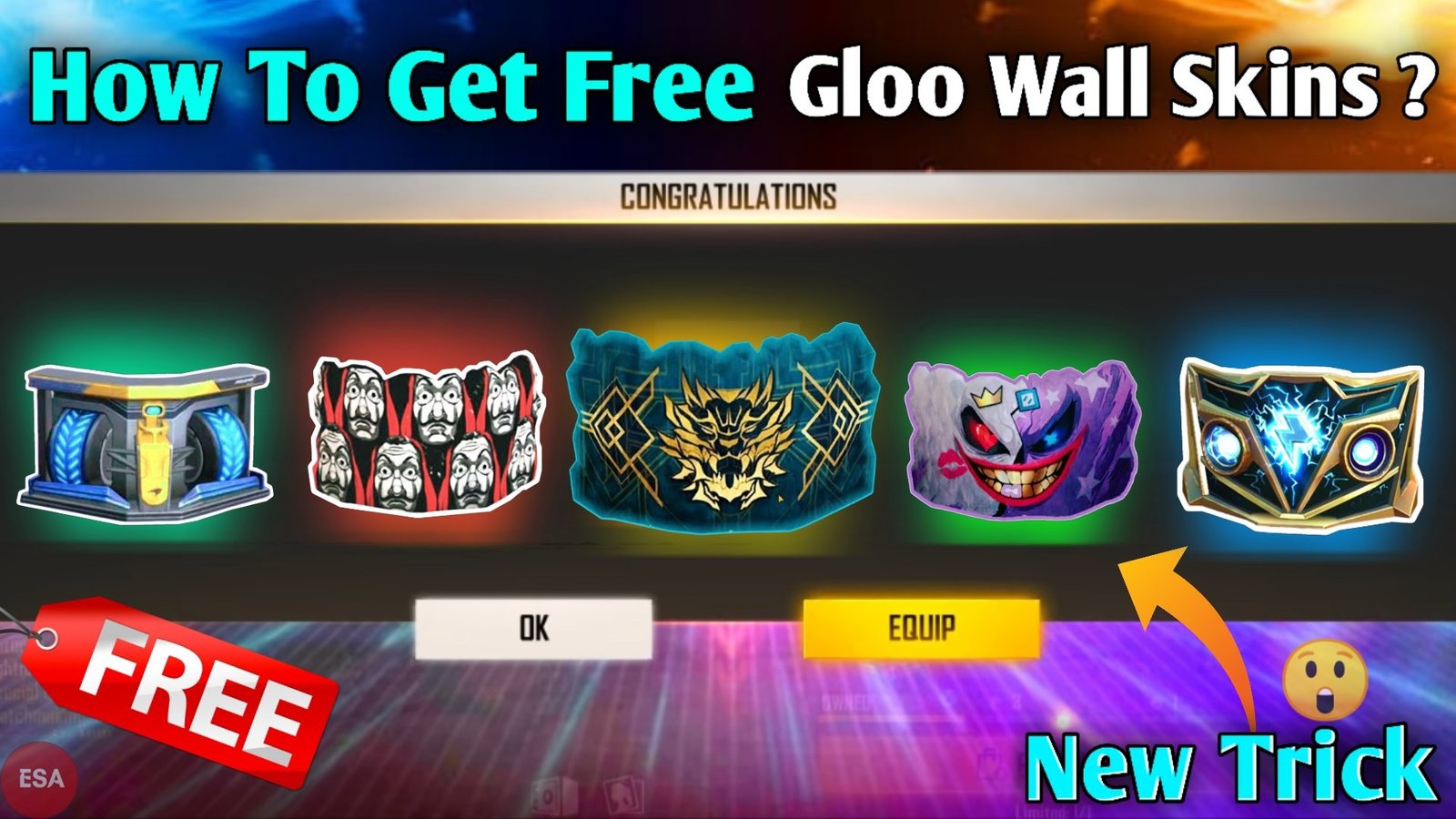 gloo wall skin in free fire