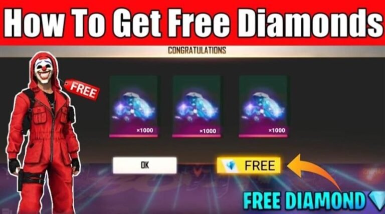 How to Get Free Diamonds In Free Fire free diamonds in Free Fire