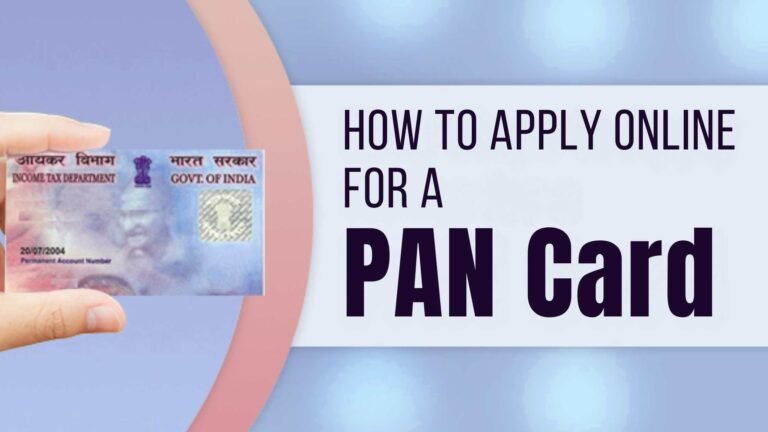 How to Apply for PAN Card Online and Offline in India? Apply for PAN Card